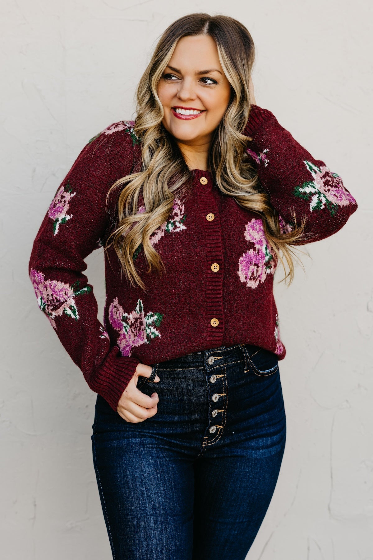 The Marlon Floral Cardigan Sweater