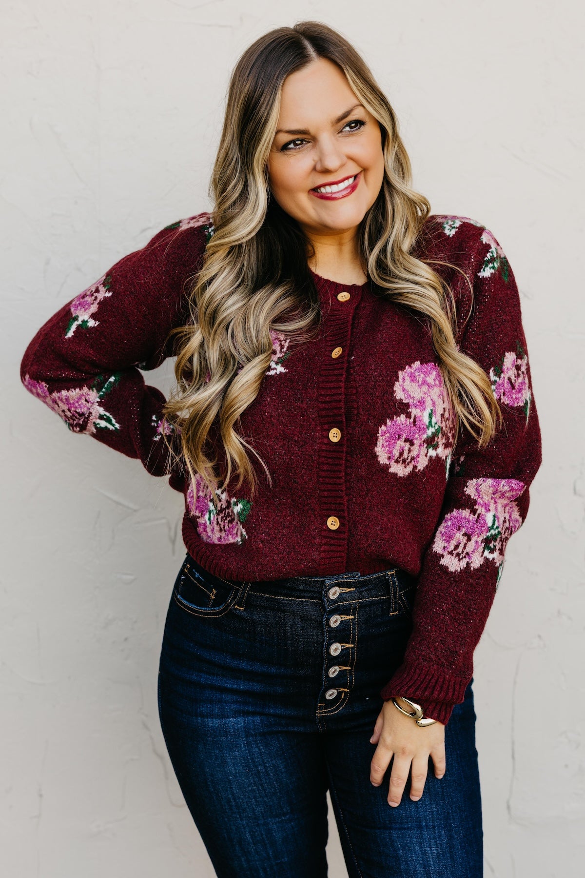 The Marlon Floral Cardigan Sweater
