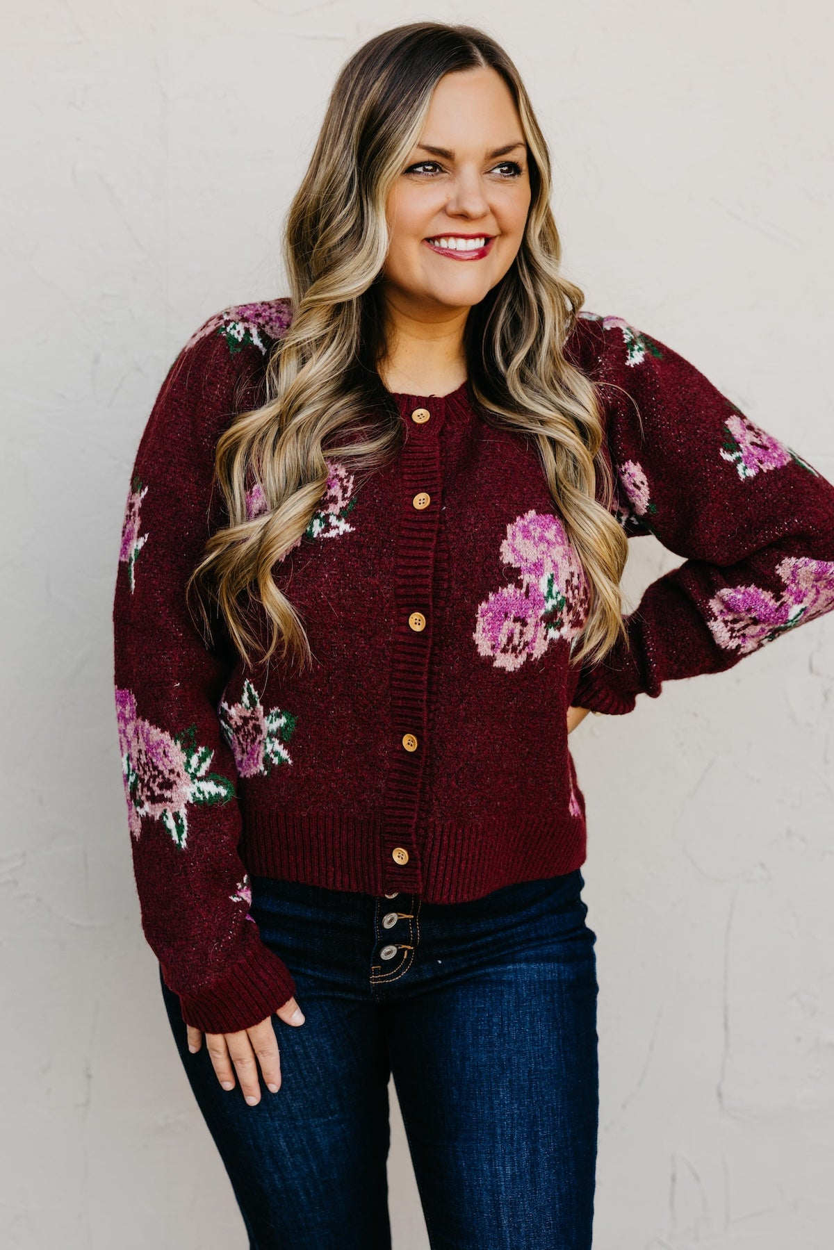 The Marlon Floral Cardigan Sweater