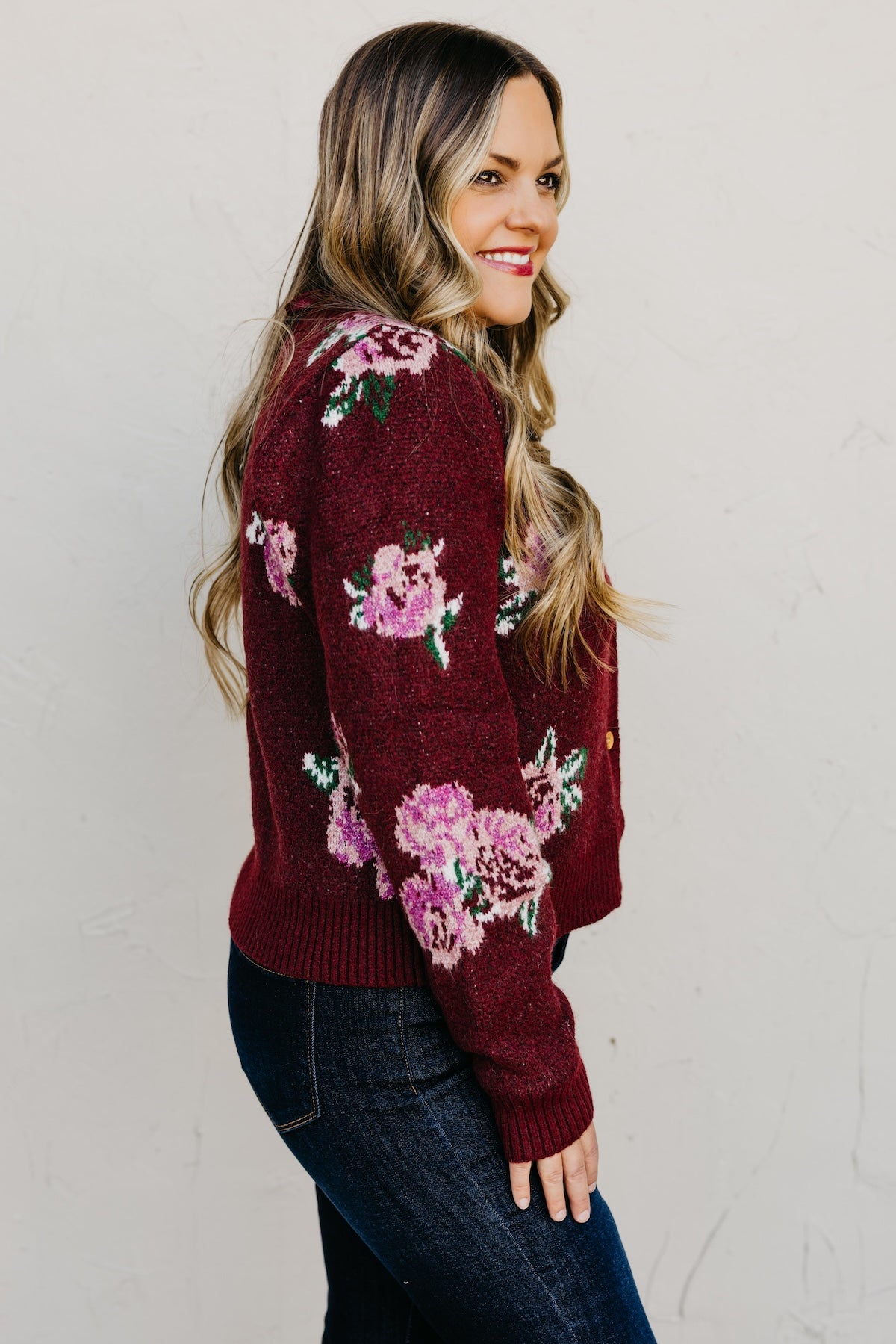The Marlon Floral Cardigan Sweater