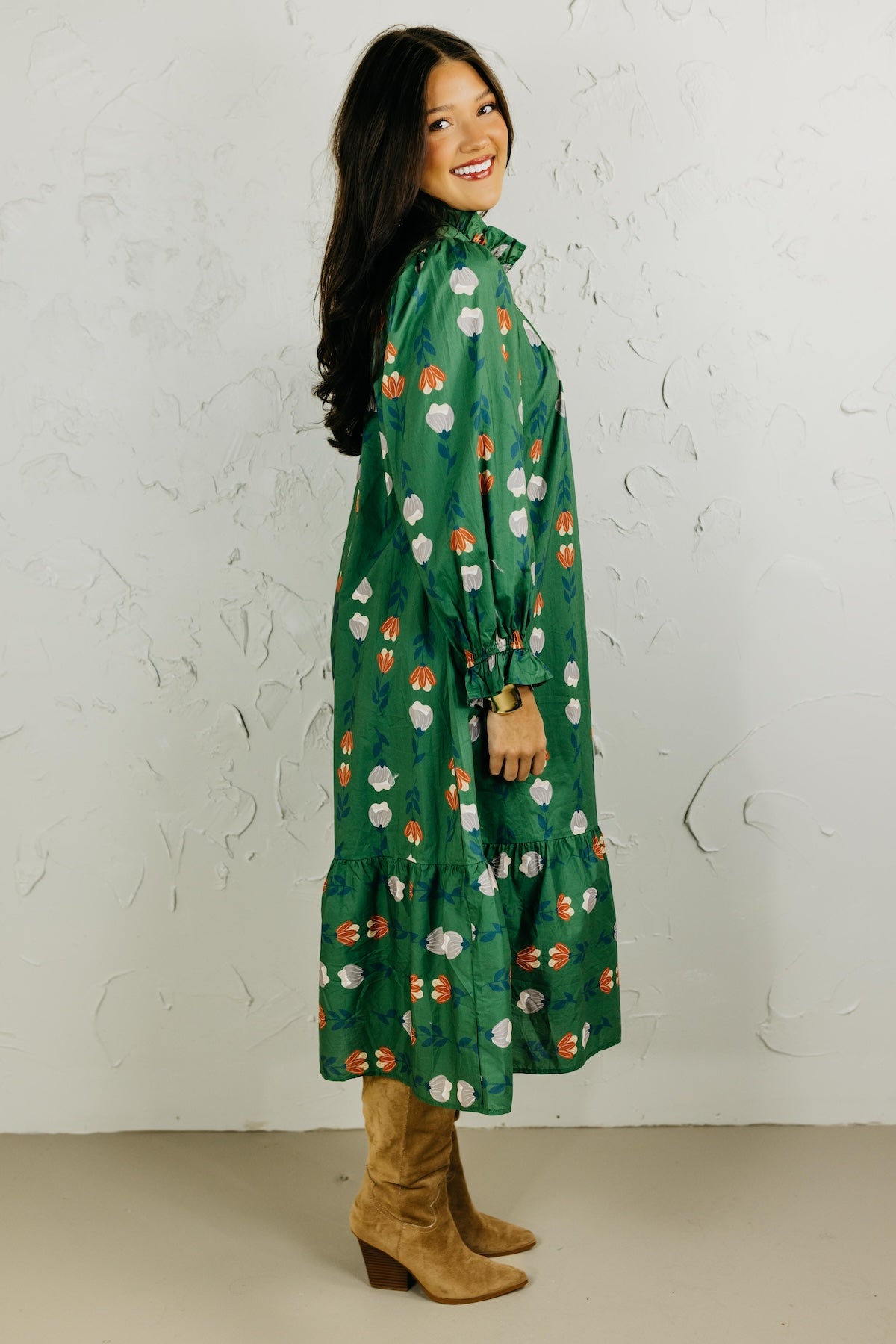 The Jayleen Floral Midi Dress