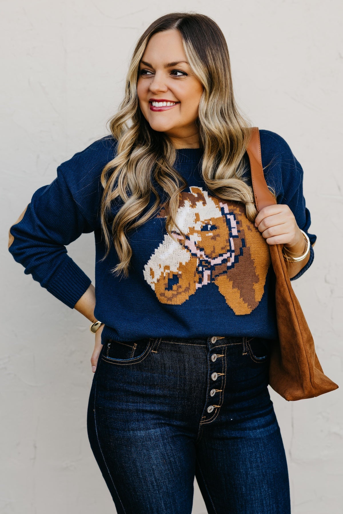 The Siri Horse Pattern Sweater
