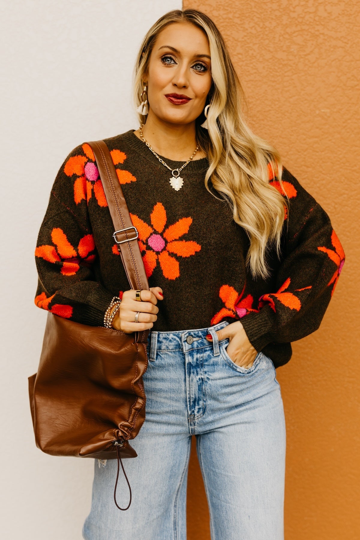 The Summer Daisy Floral Sweater