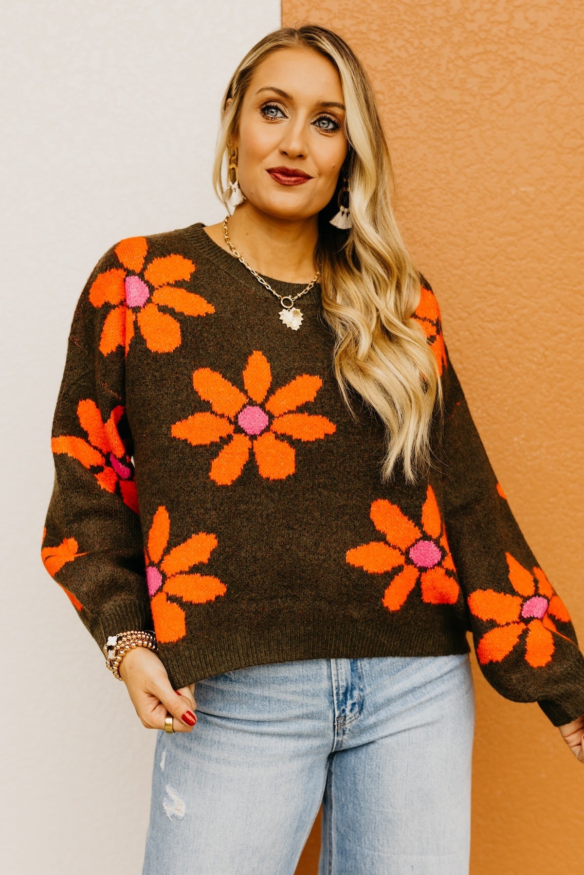 The Summer Daisy Floral Sweater