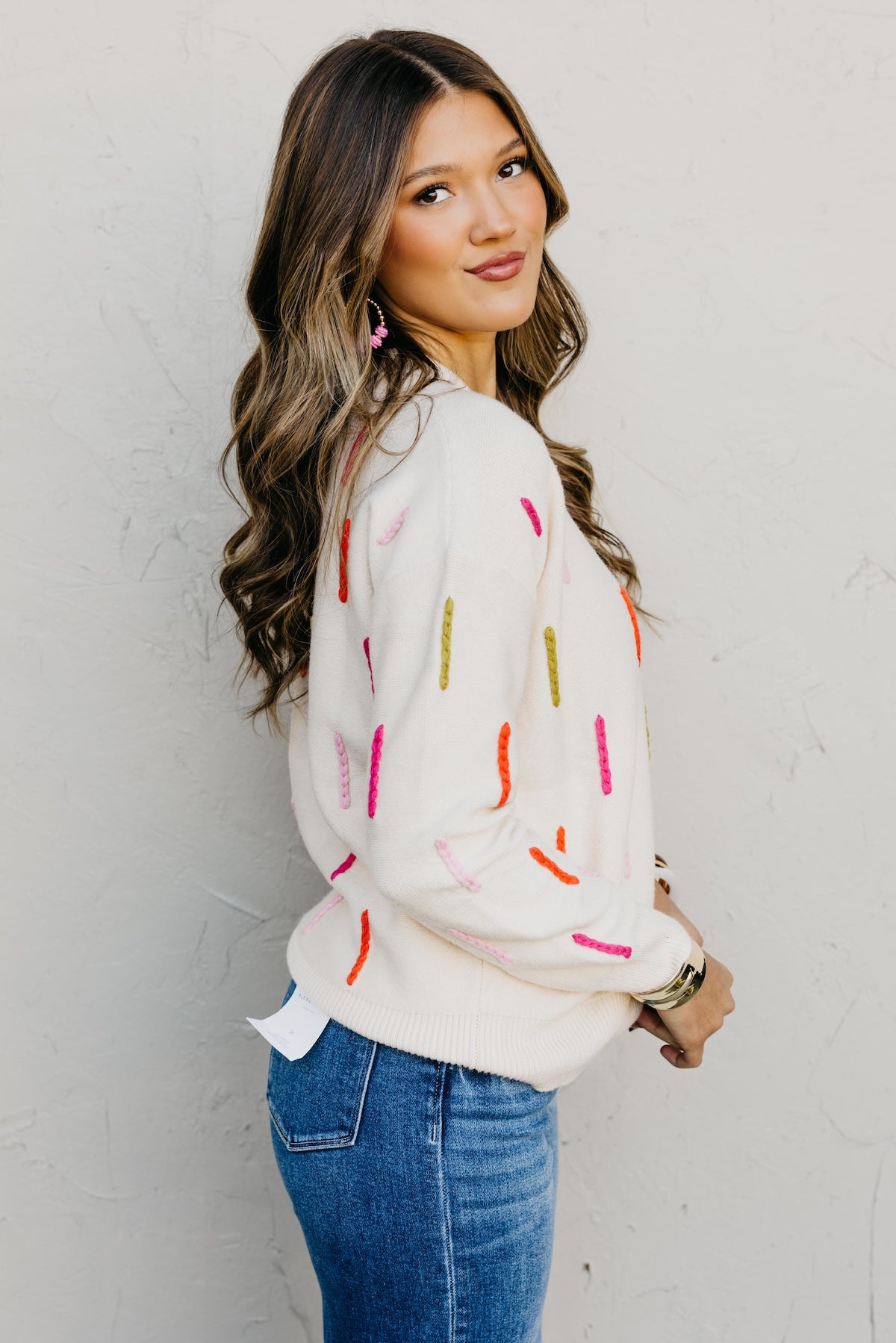 The Huxley Embroidered Dash Sweater