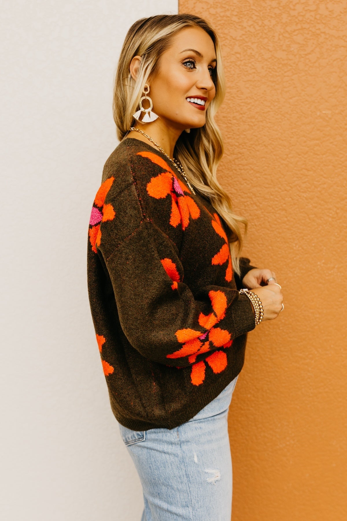 The Summer Daisy Floral Sweater