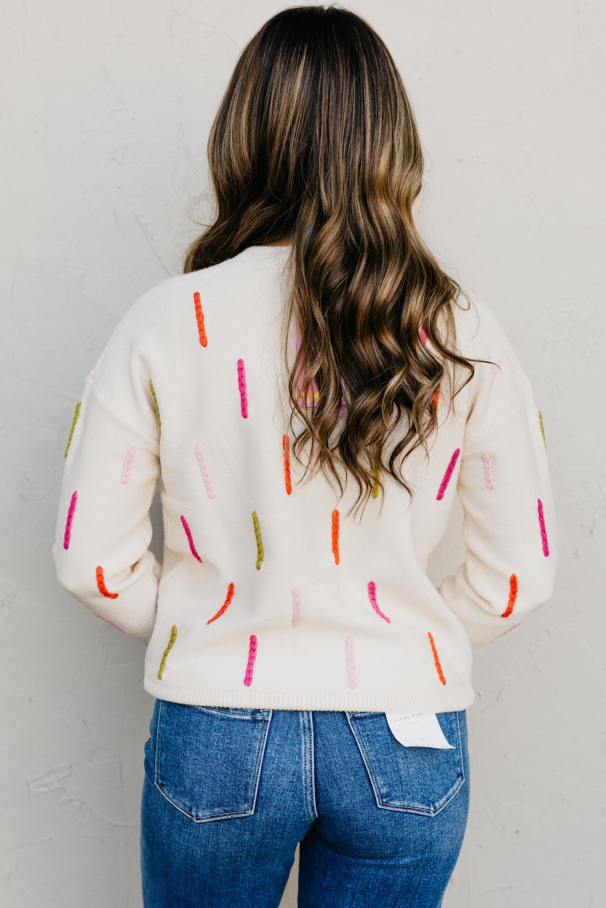 The Huxley Embroidered Dash Sweater