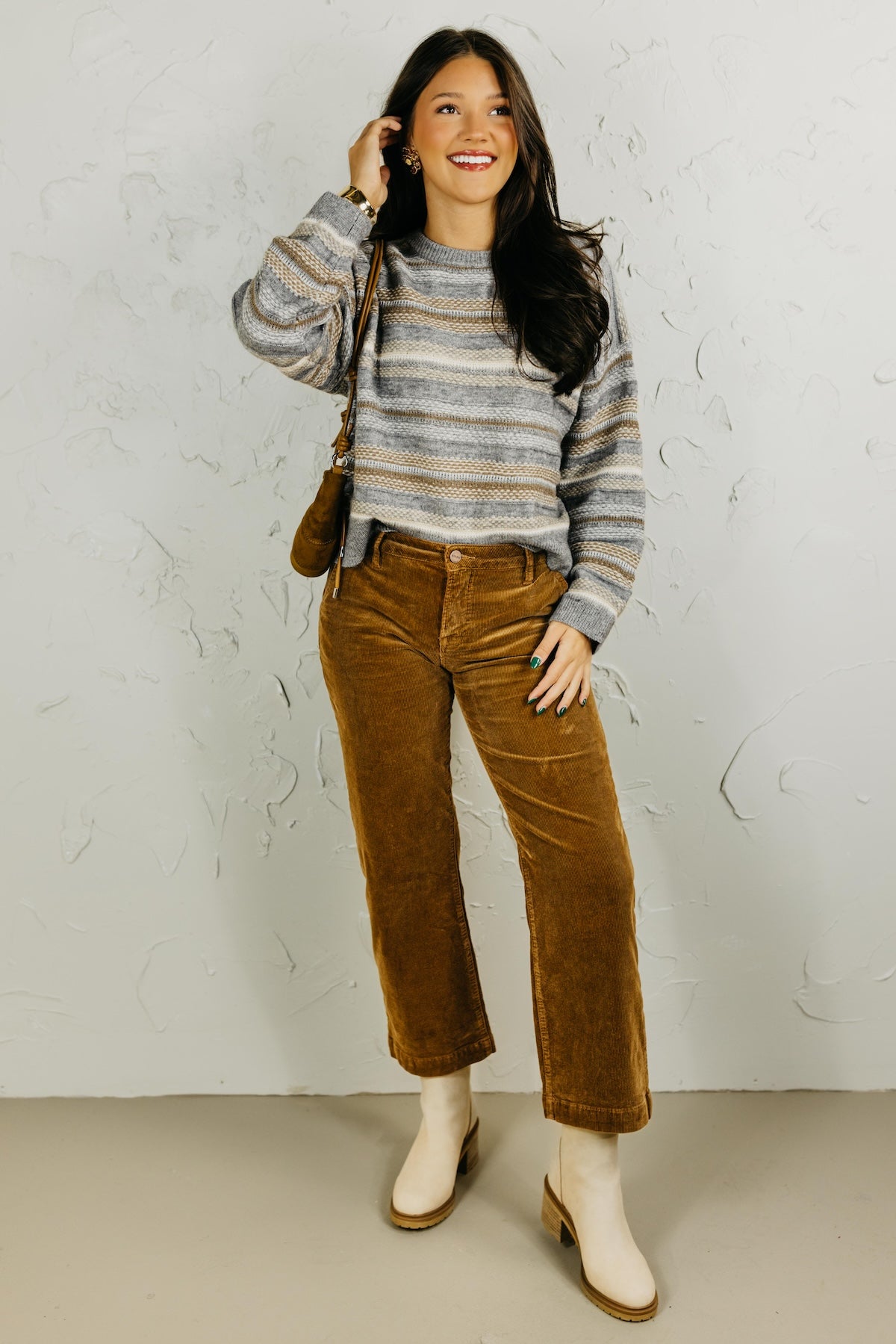 The Connie Striped Knit Sweater