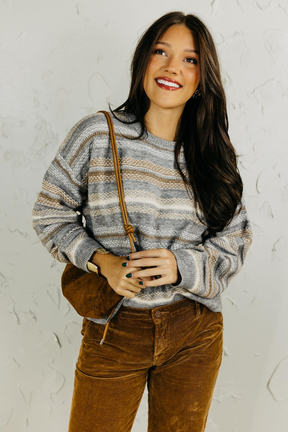 The Connie Striped Knit Sweater