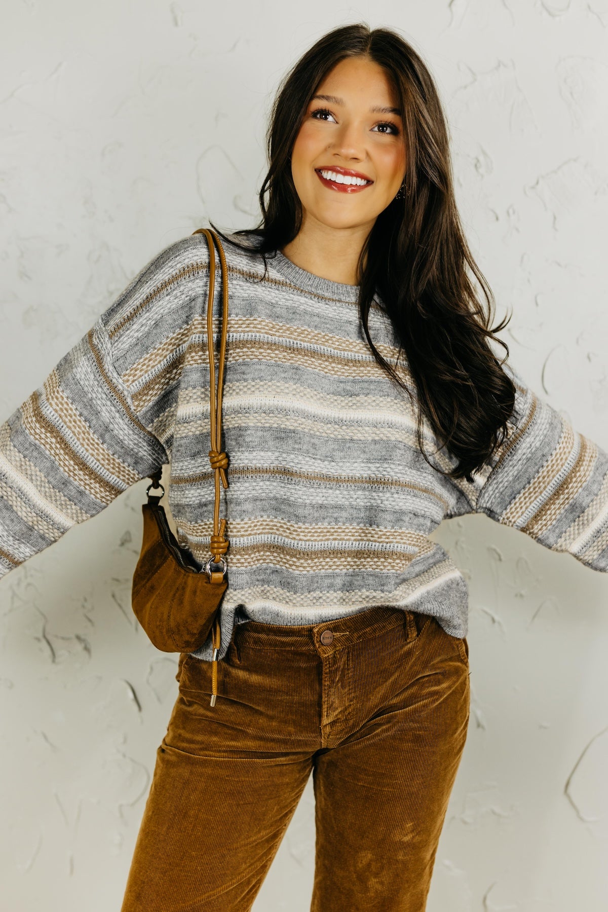 The Connie Striped Knit Sweater