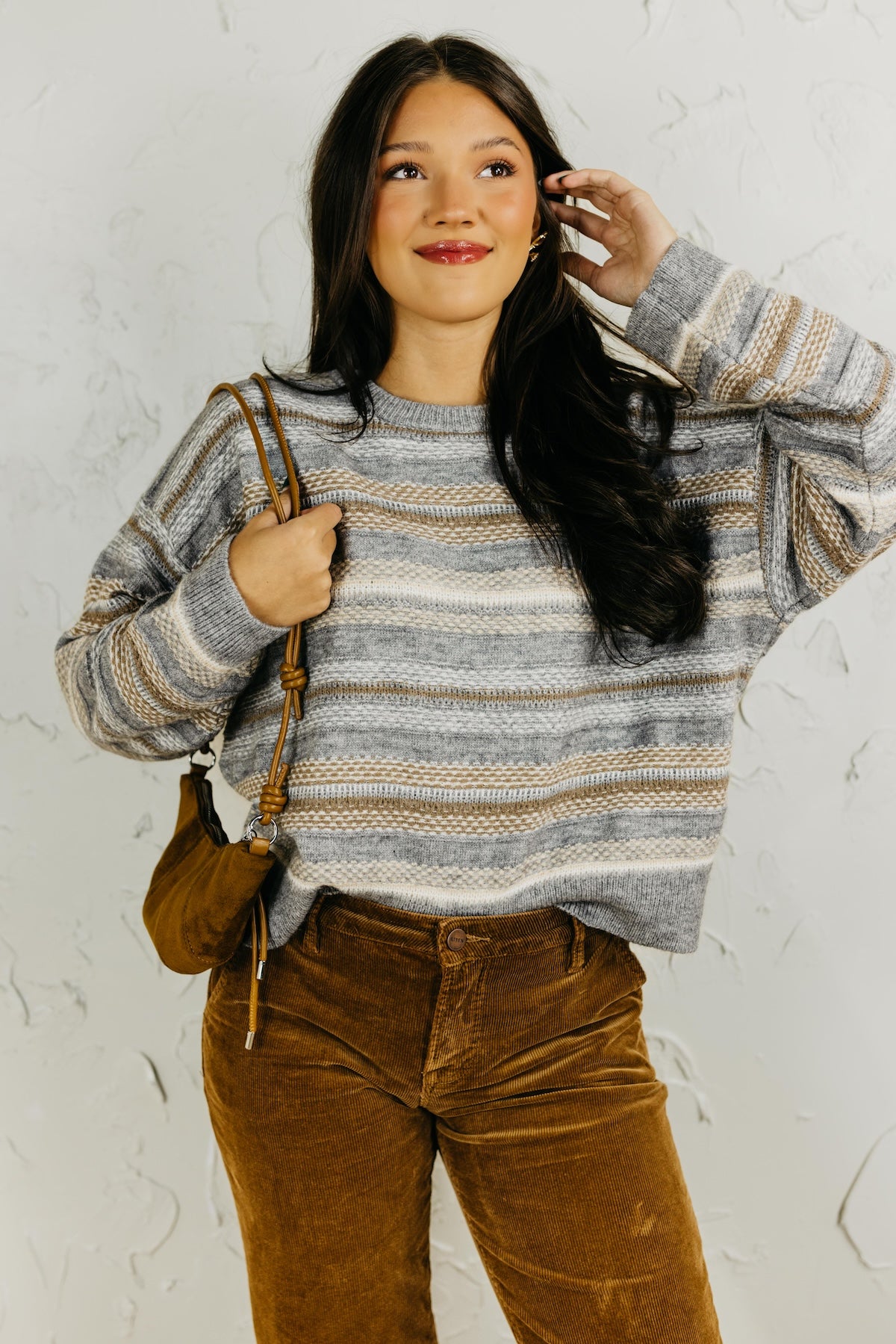 The Connie Striped Knit Sweater