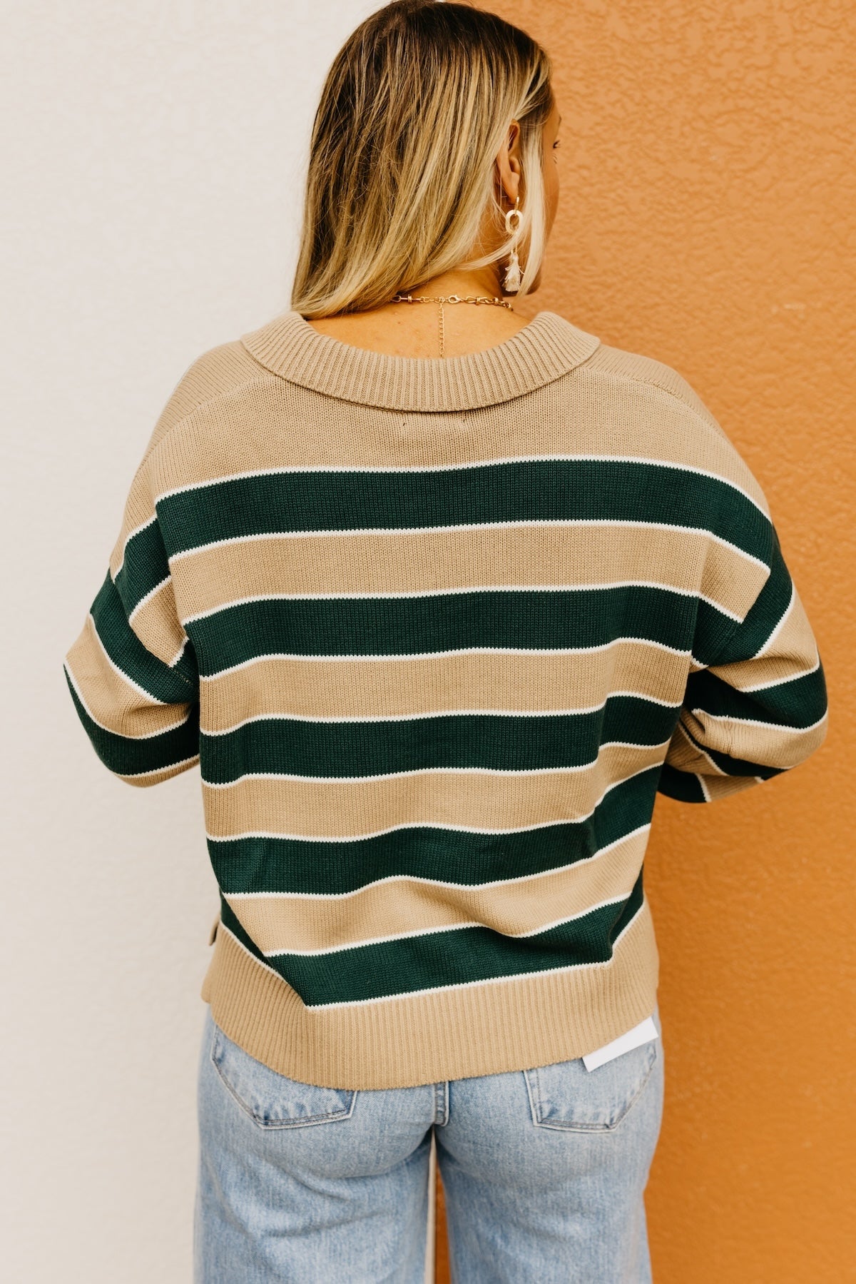 The Koa Striped Polo Sweater
