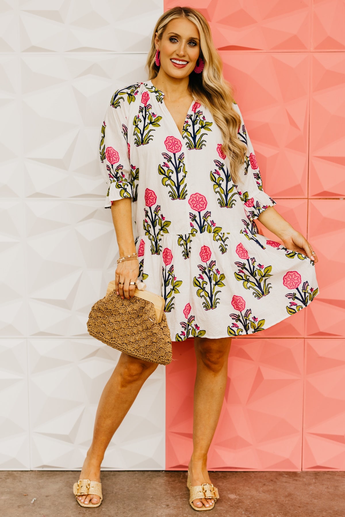 The Jolene Floral Mini Dress