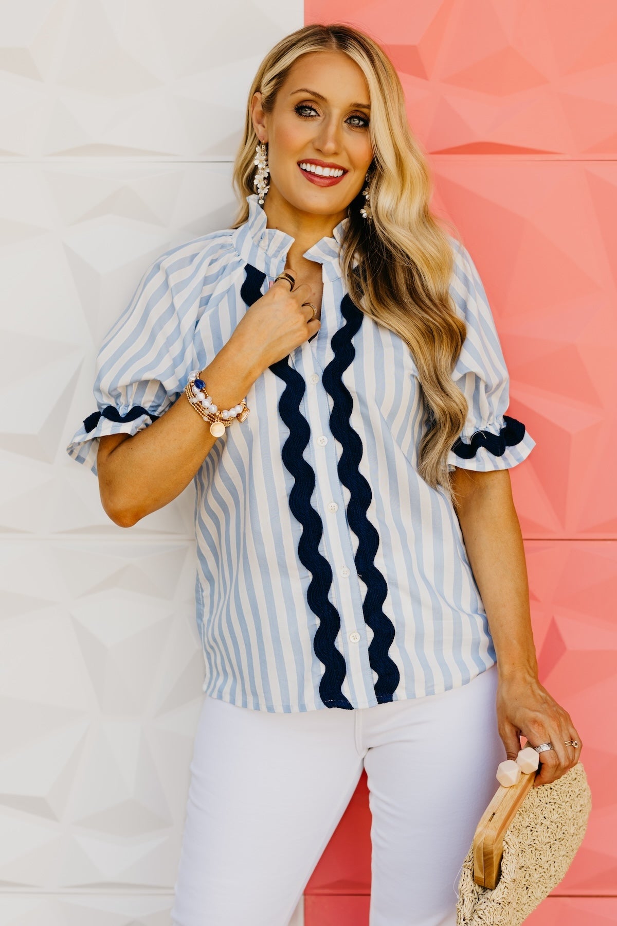 The Dexter Ric Rac Detail Top