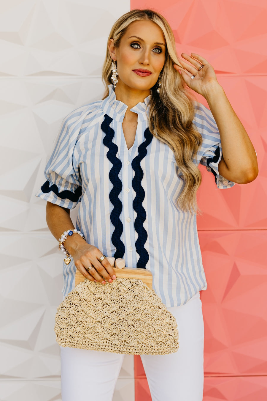 The Dexter Ric Rac Detail Top