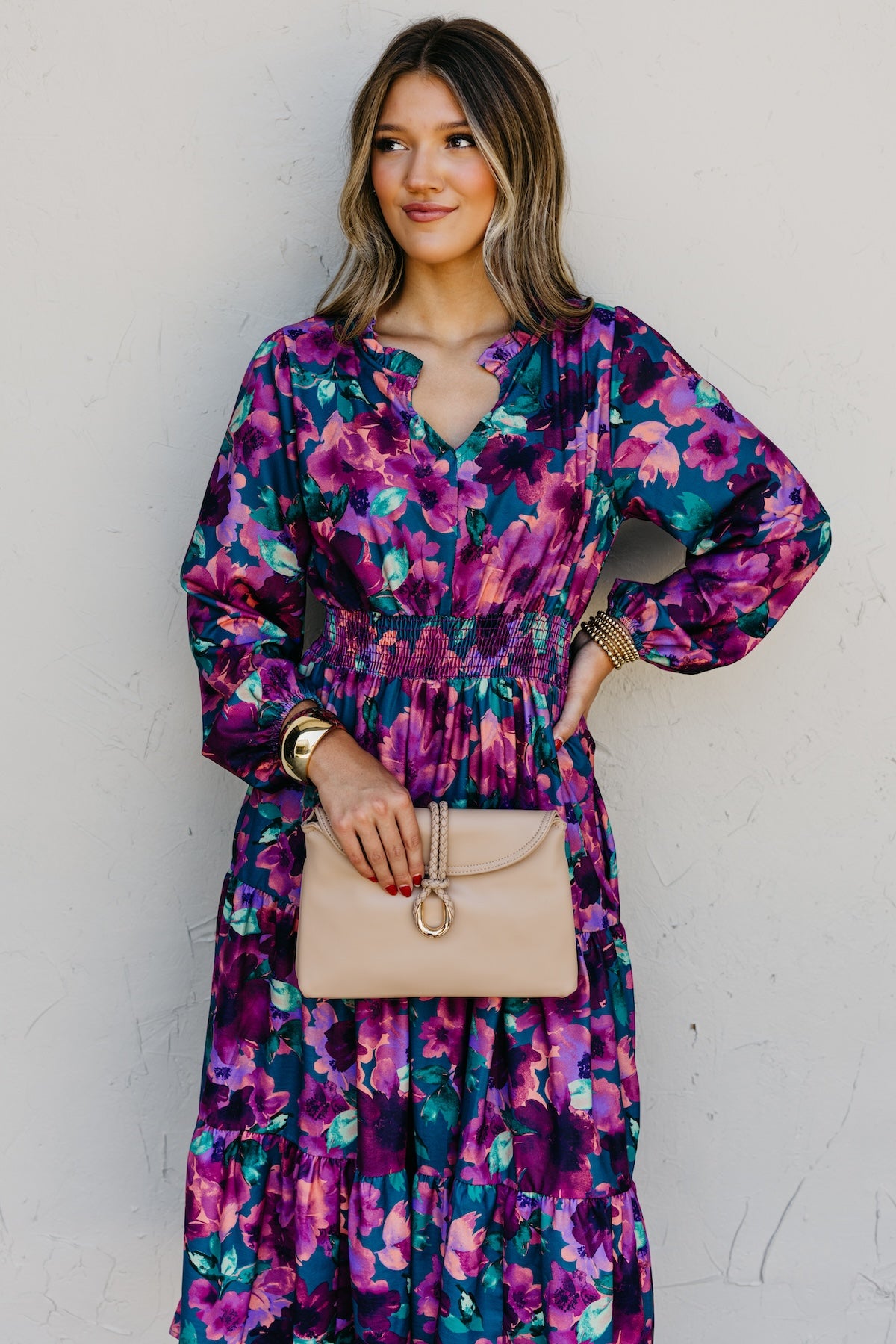 The Mistie Tiered Midi Dress