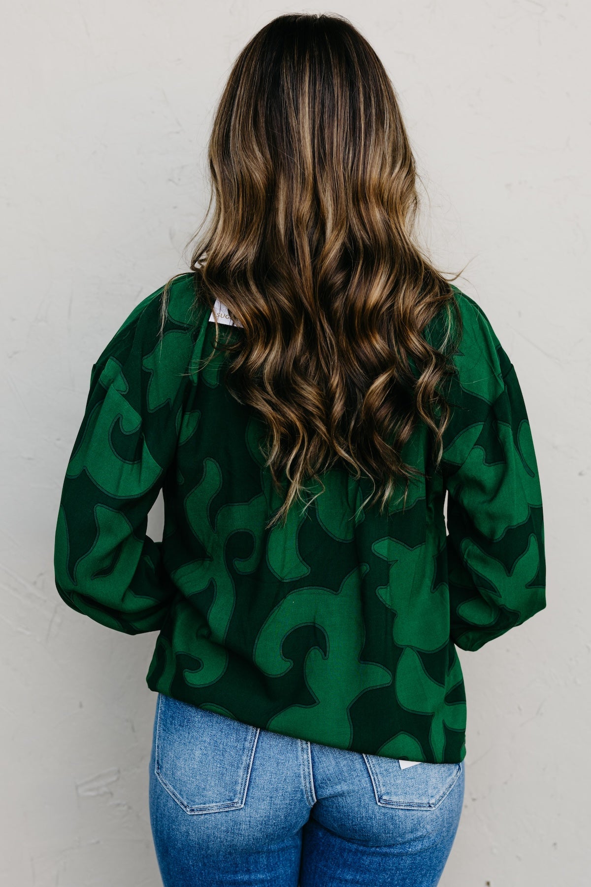 The Weylin Abstract Tassel Blouse