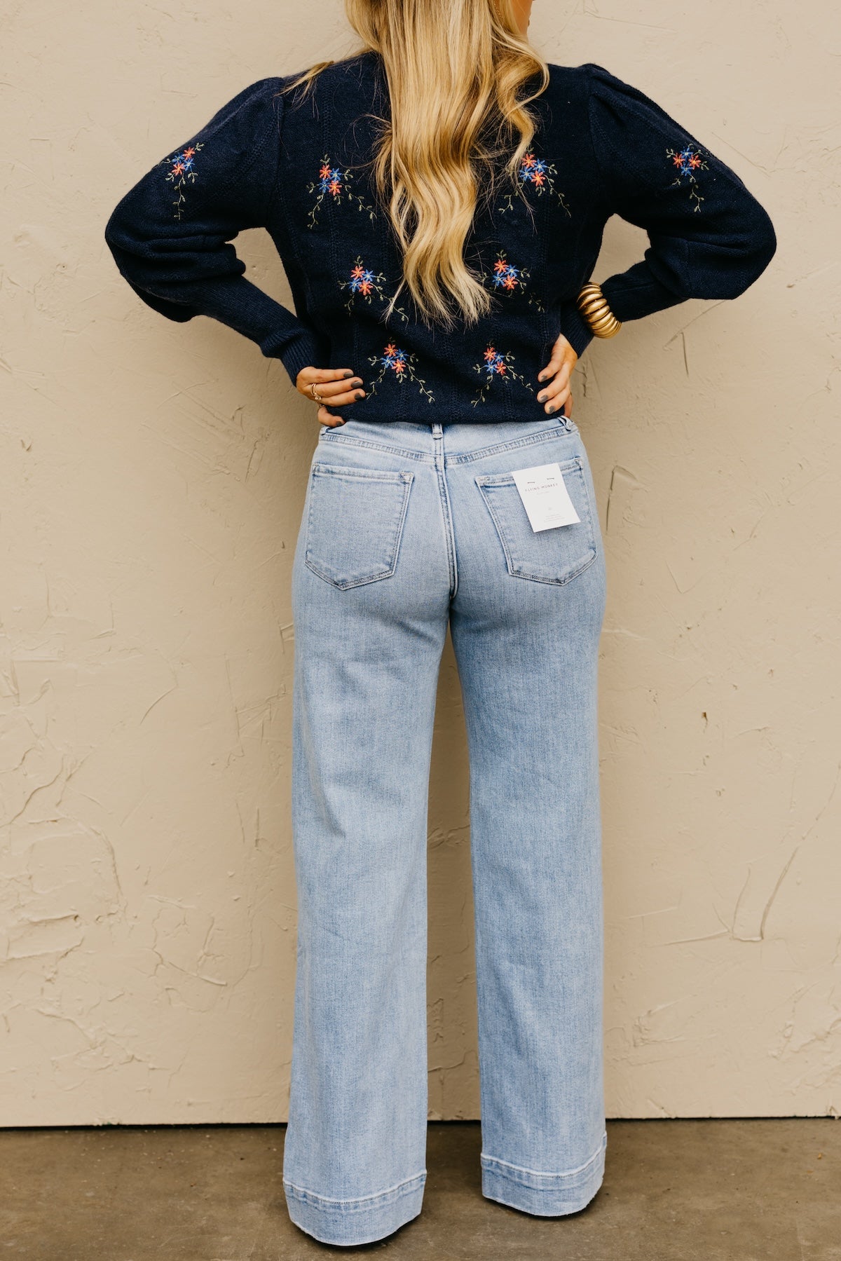 Flying Monkey | The Sara Patch Pocket Trouser Denim