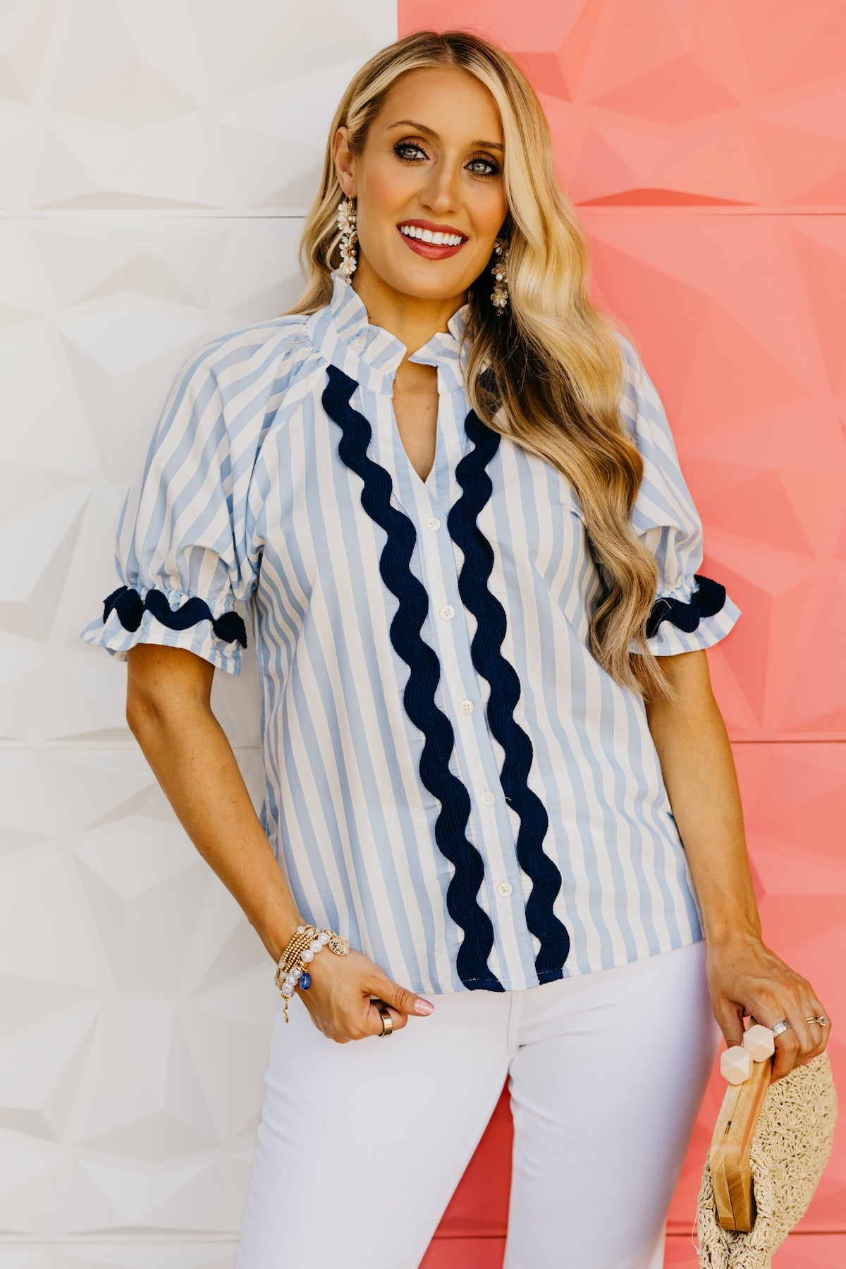 The Dexter Ric Rac Detail Top