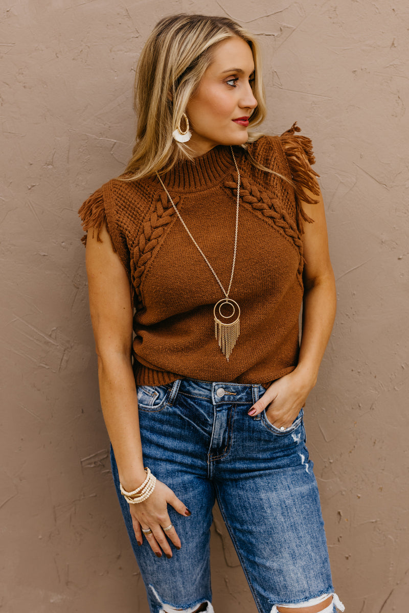 The Cristiano Fringe Detail Sweater