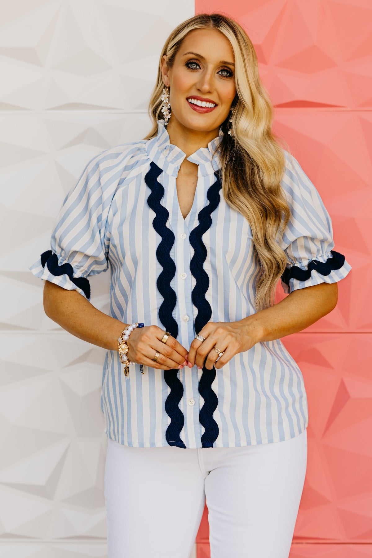 The Dexter Ric Rac Detail Top