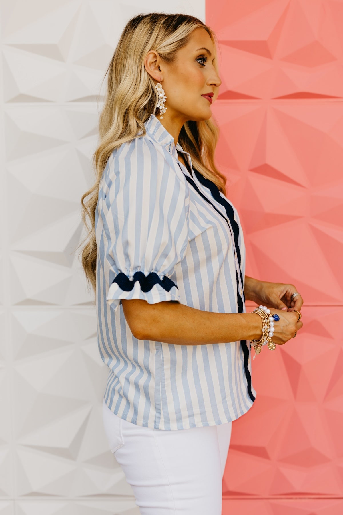 The Dexter Ric Rac Detail Top