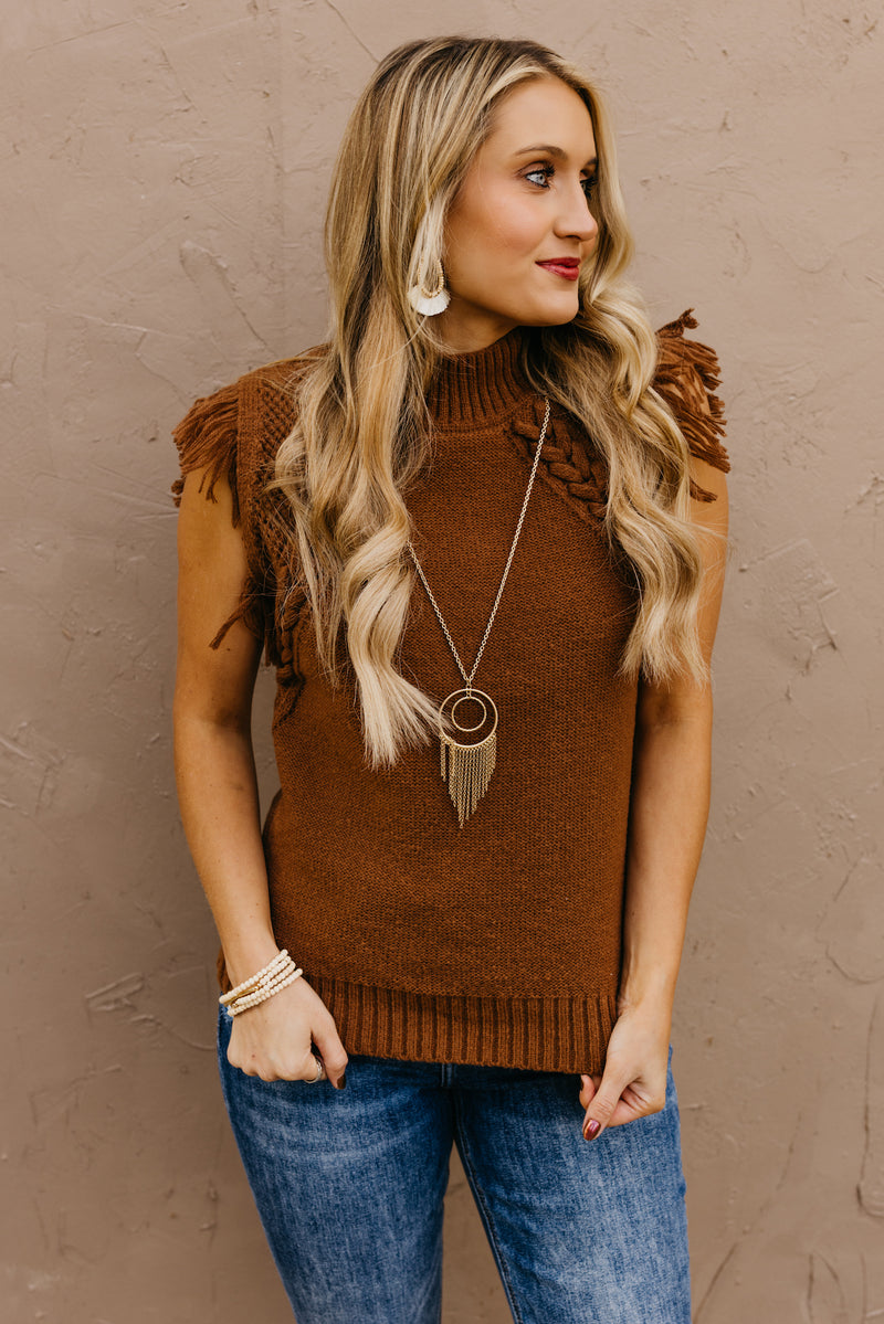 The Cristiano Fringe Detail Sweater