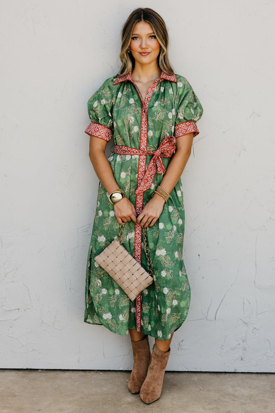 The Lukka Floral Midi Dress