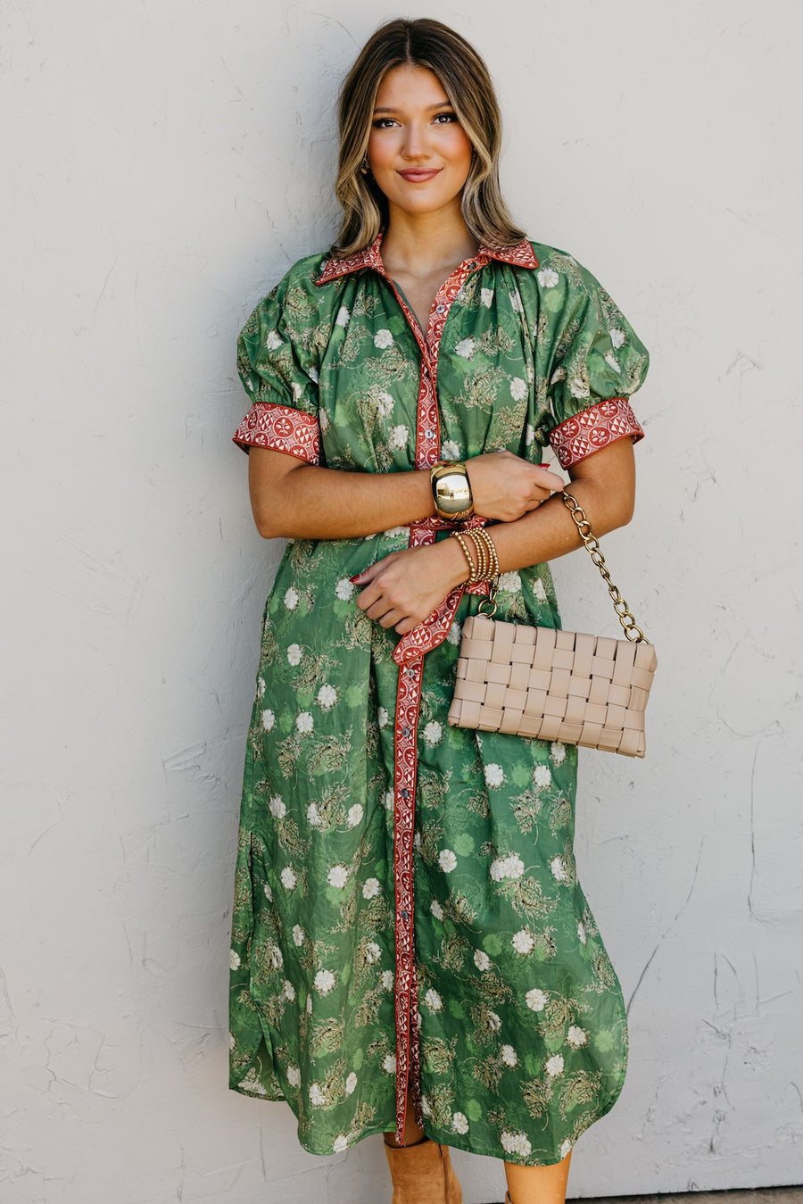 The Lukka Floral Midi Dress