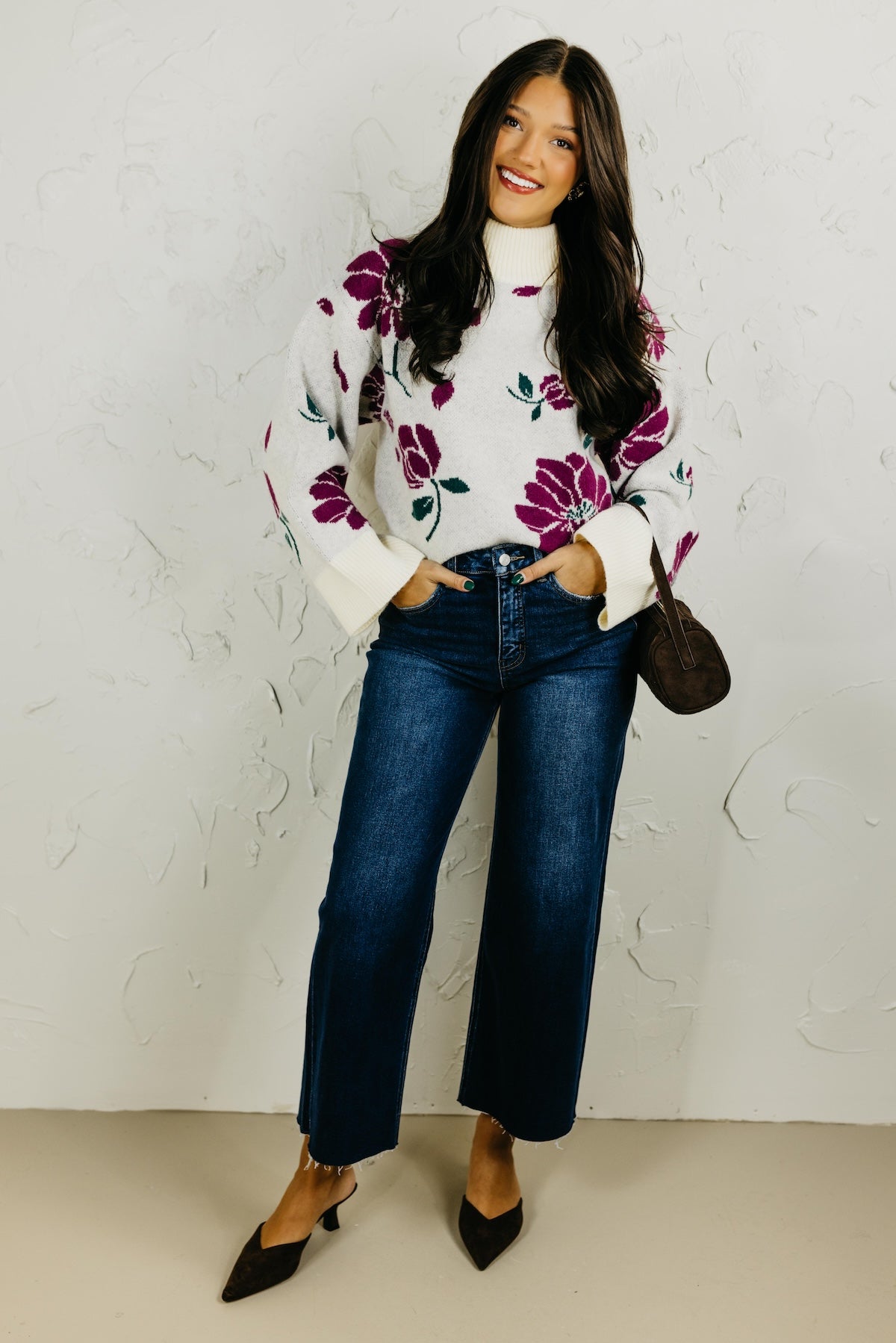 The Sandra Floral Sweater