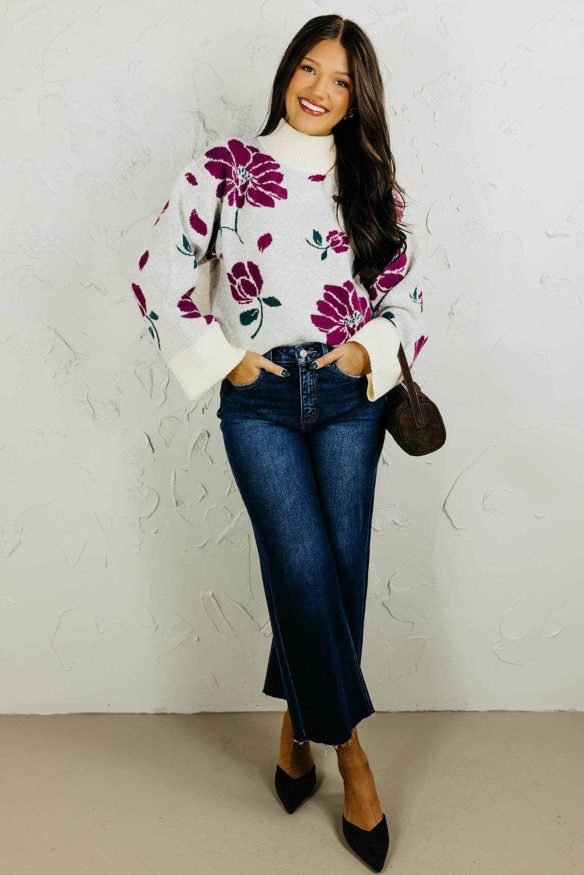 The Sandra Floral Sweater