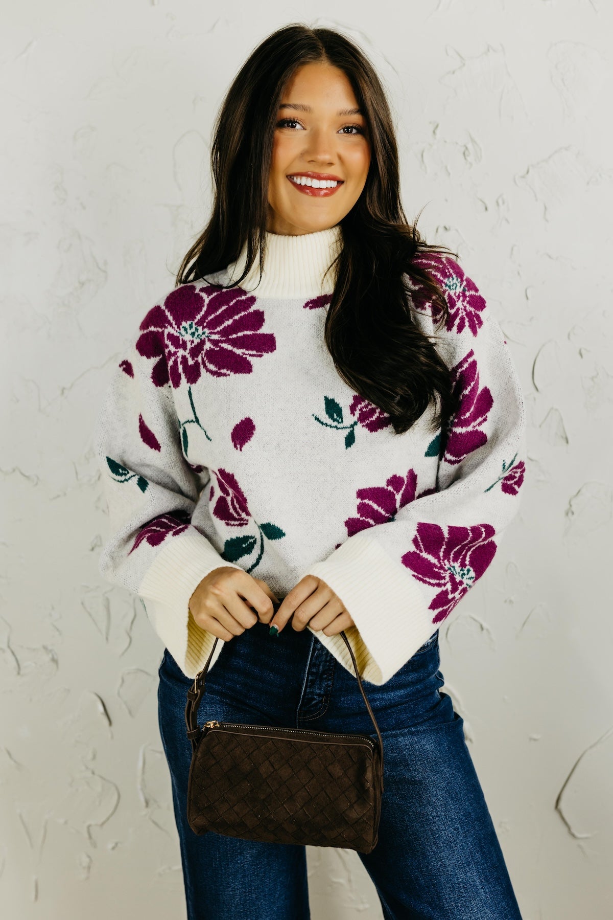 The Sandra Floral Sweater