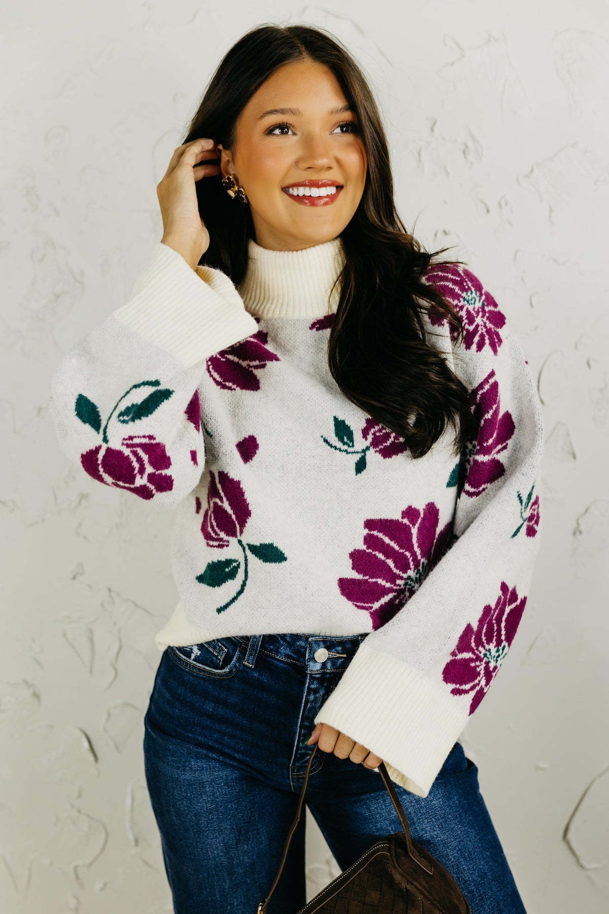 The Sandra Floral Sweater