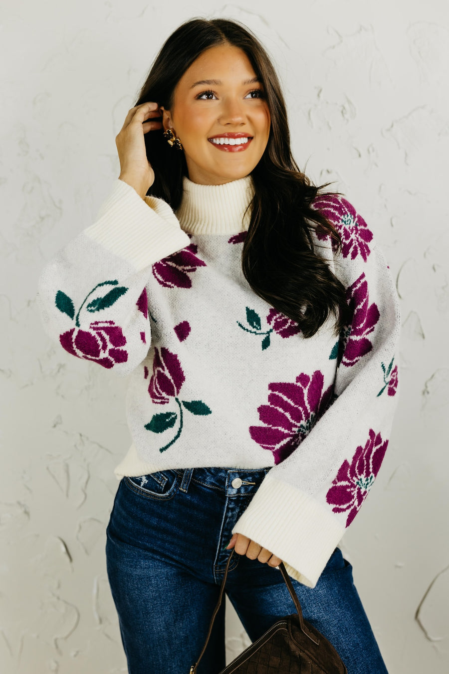 The Sandra Floral Sweater