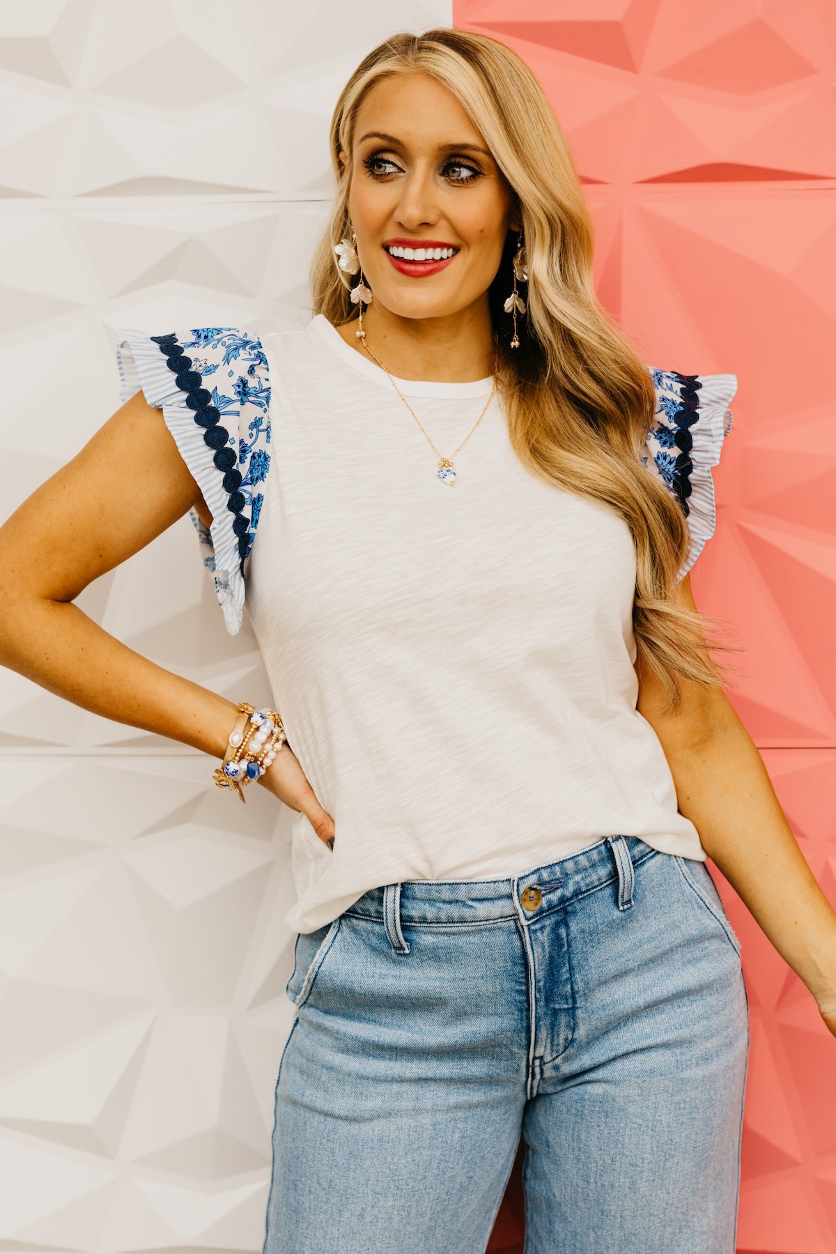 The Tyson Flutter Sleeve Top