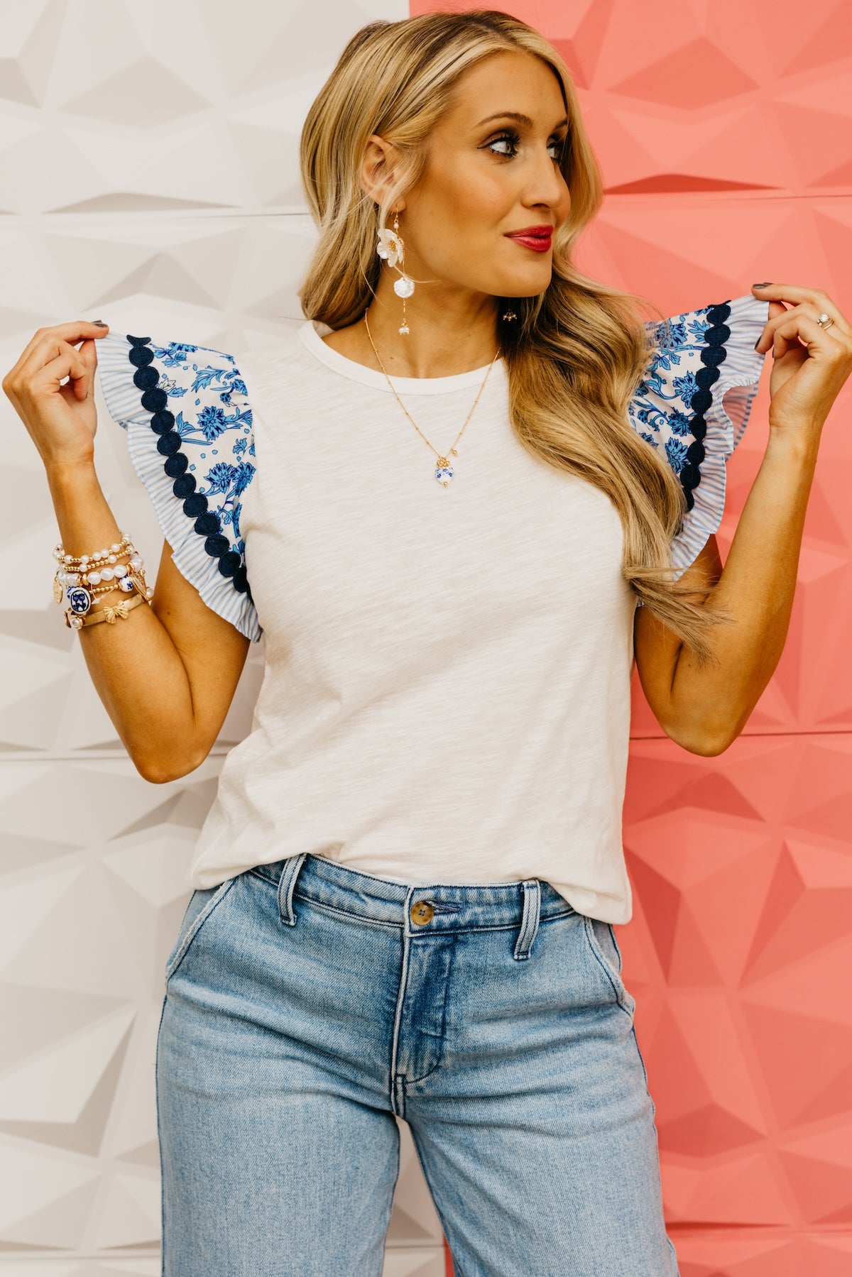 The Tyson Flutter Sleeve Top