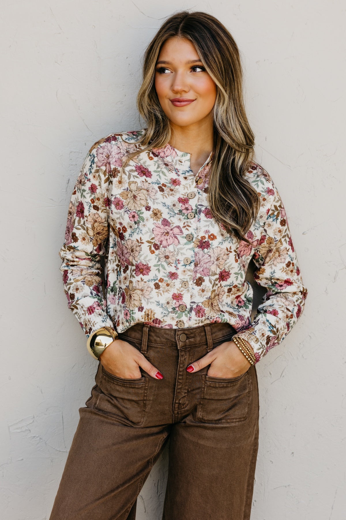 The Rhys Floral Sweater Cardigan