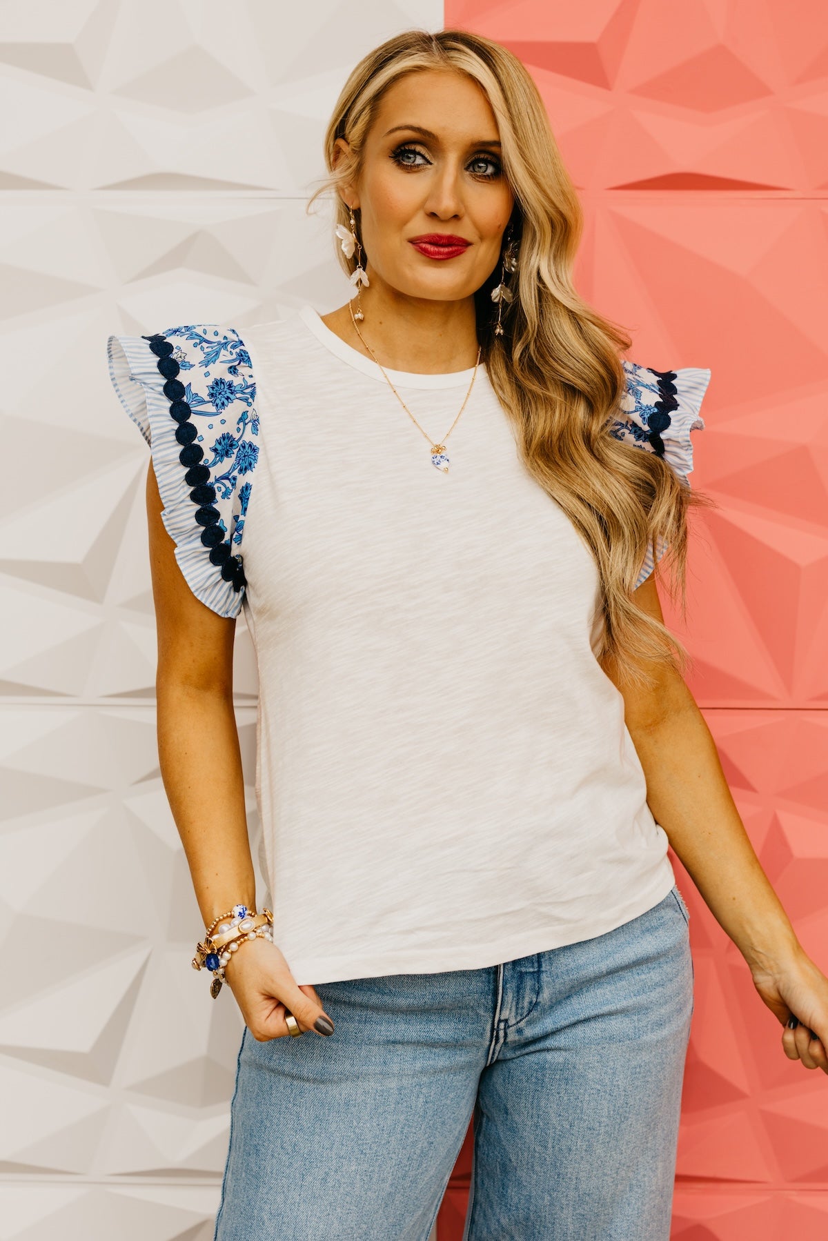 The Tyson Flutter Sleeve Top