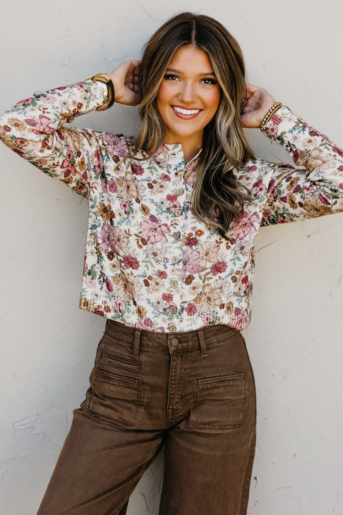 The Rhys Floral Sweater Cardigan