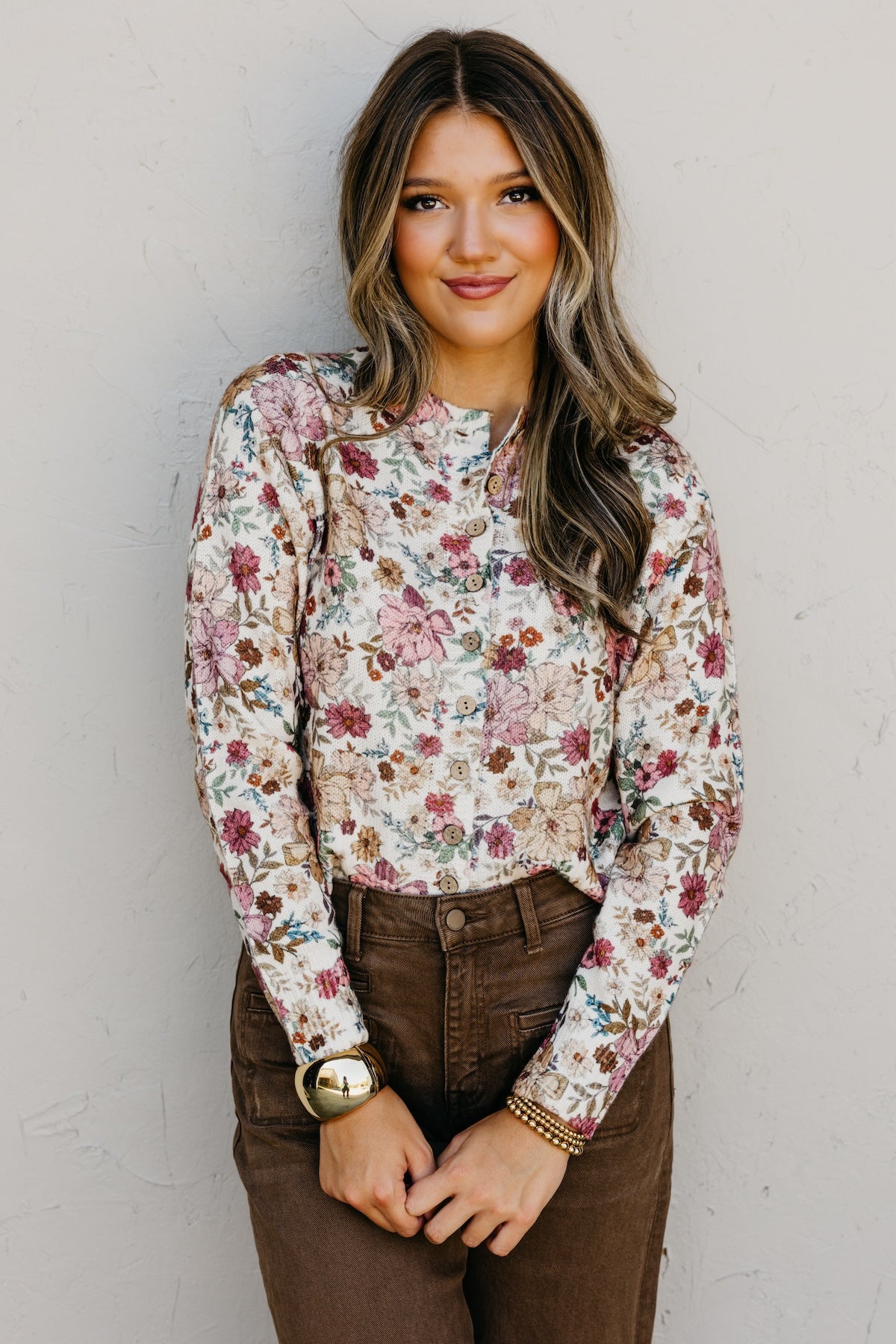 The Rhys Floral Sweater Cardigan