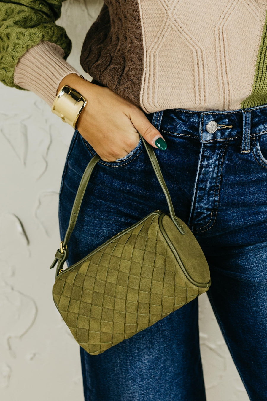 The Selah Woven Shoulder Bag