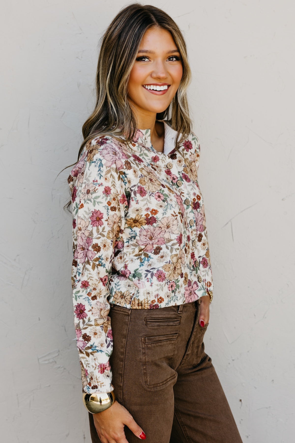 The Rhys Floral Sweater Cardigan