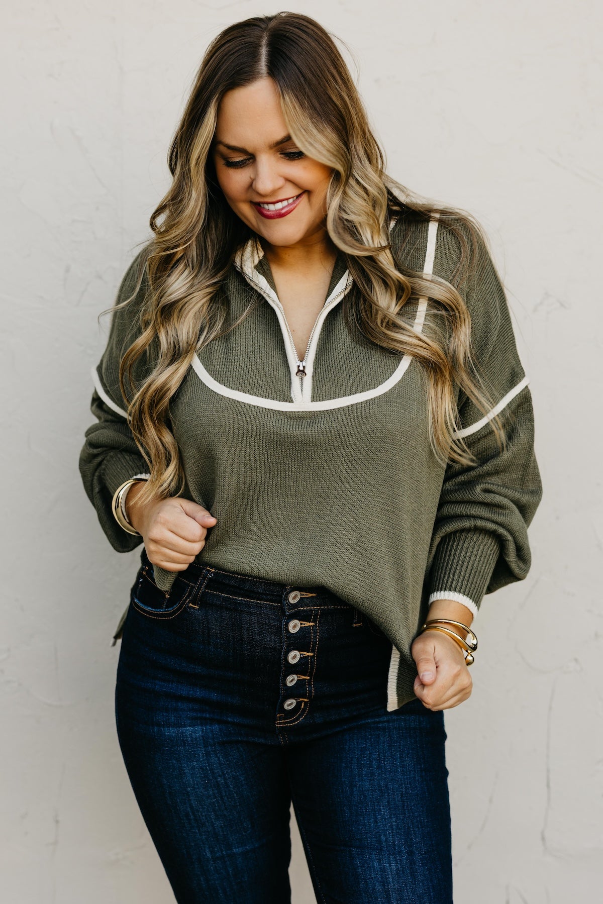 The Estella Zip Sweater