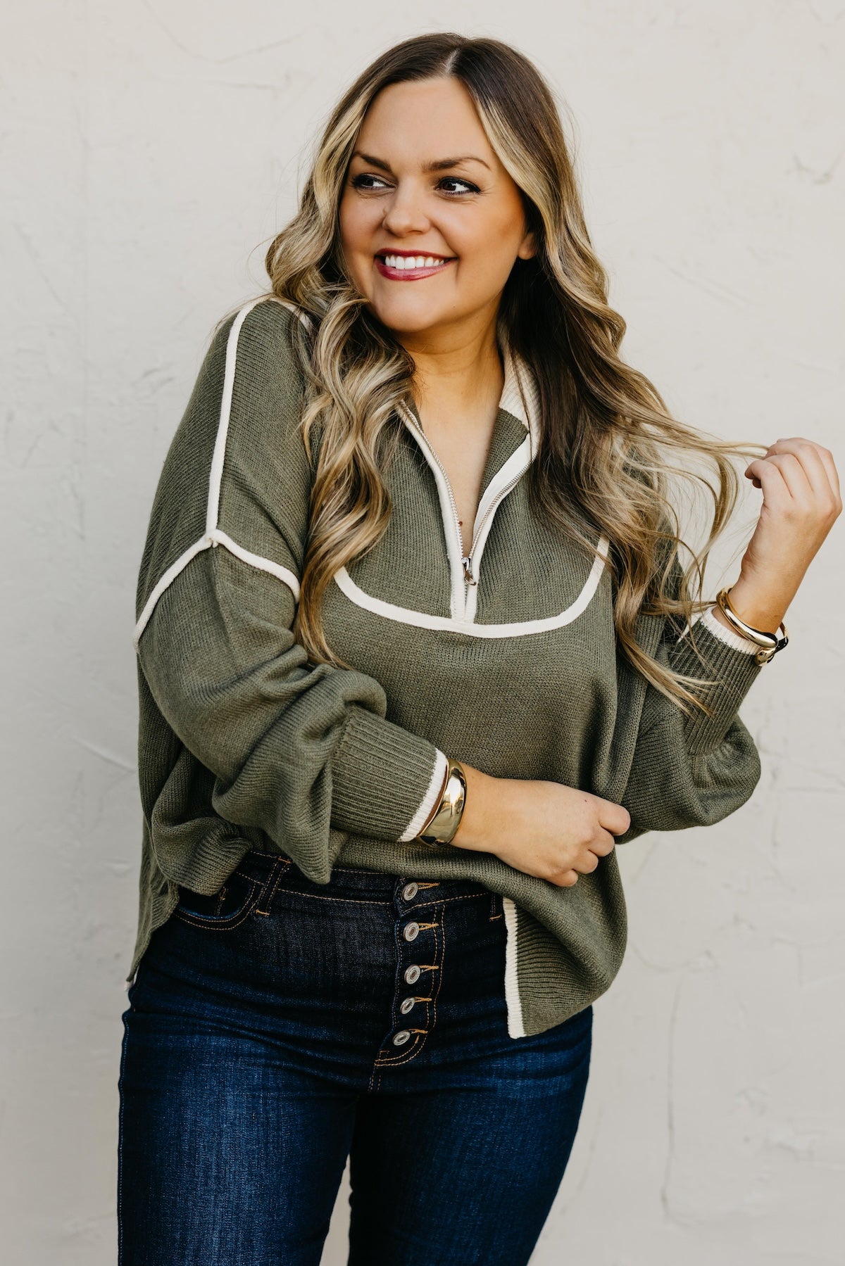 The Estella Zip Sweater