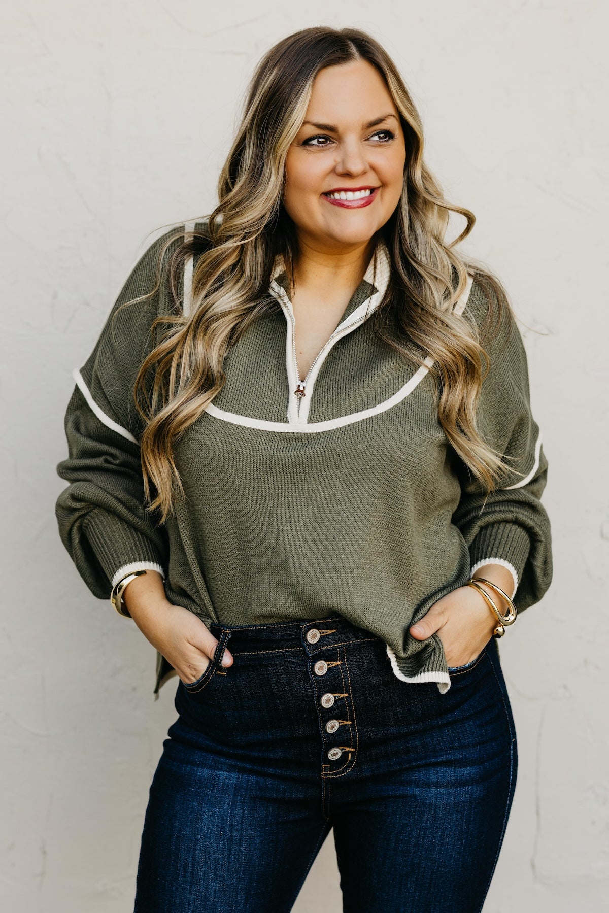 The Estella Zip Sweater