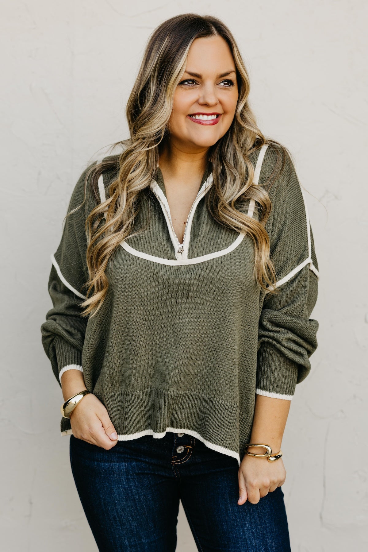 The Estella Zip Sweater