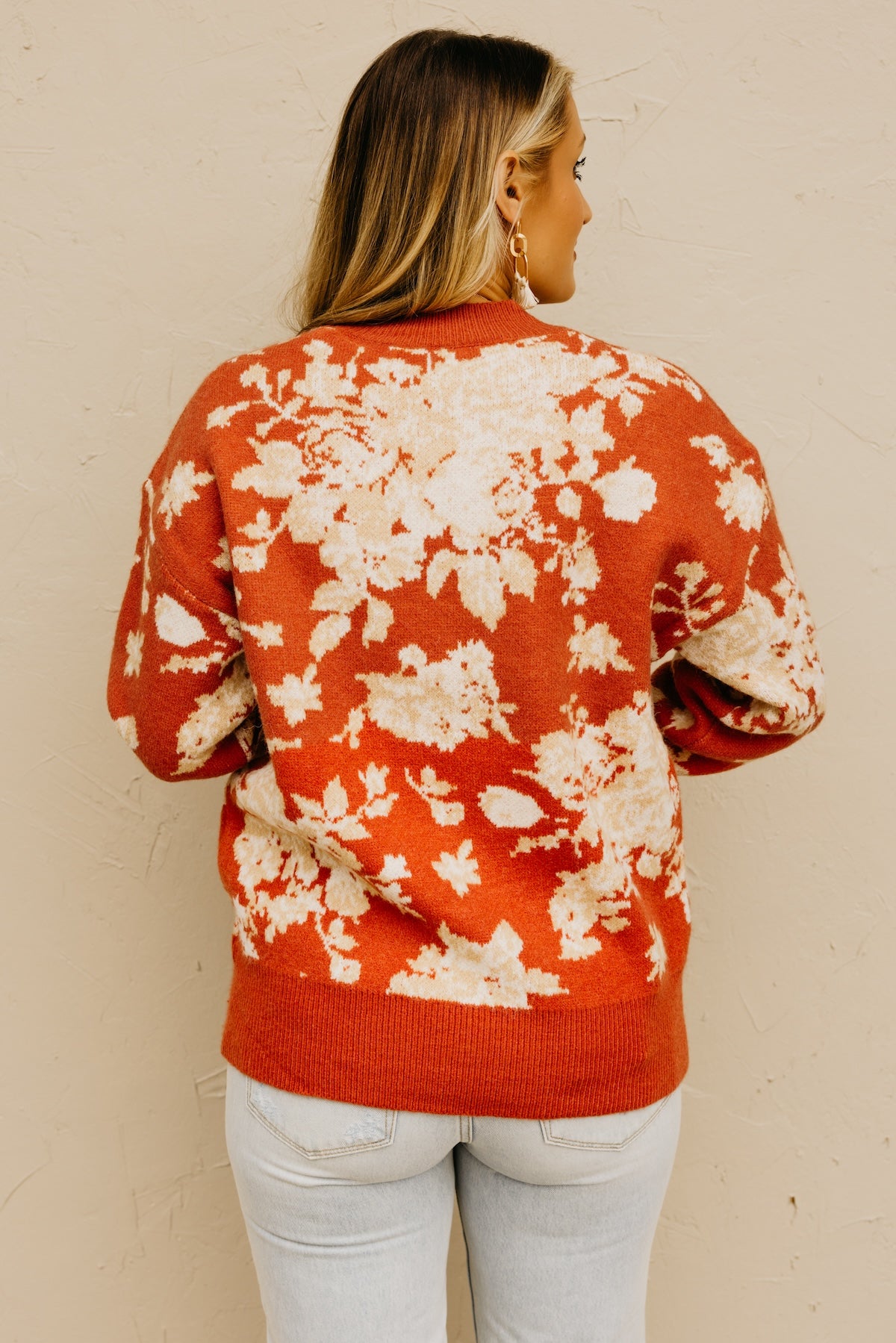 The Ruby Floral Sweater