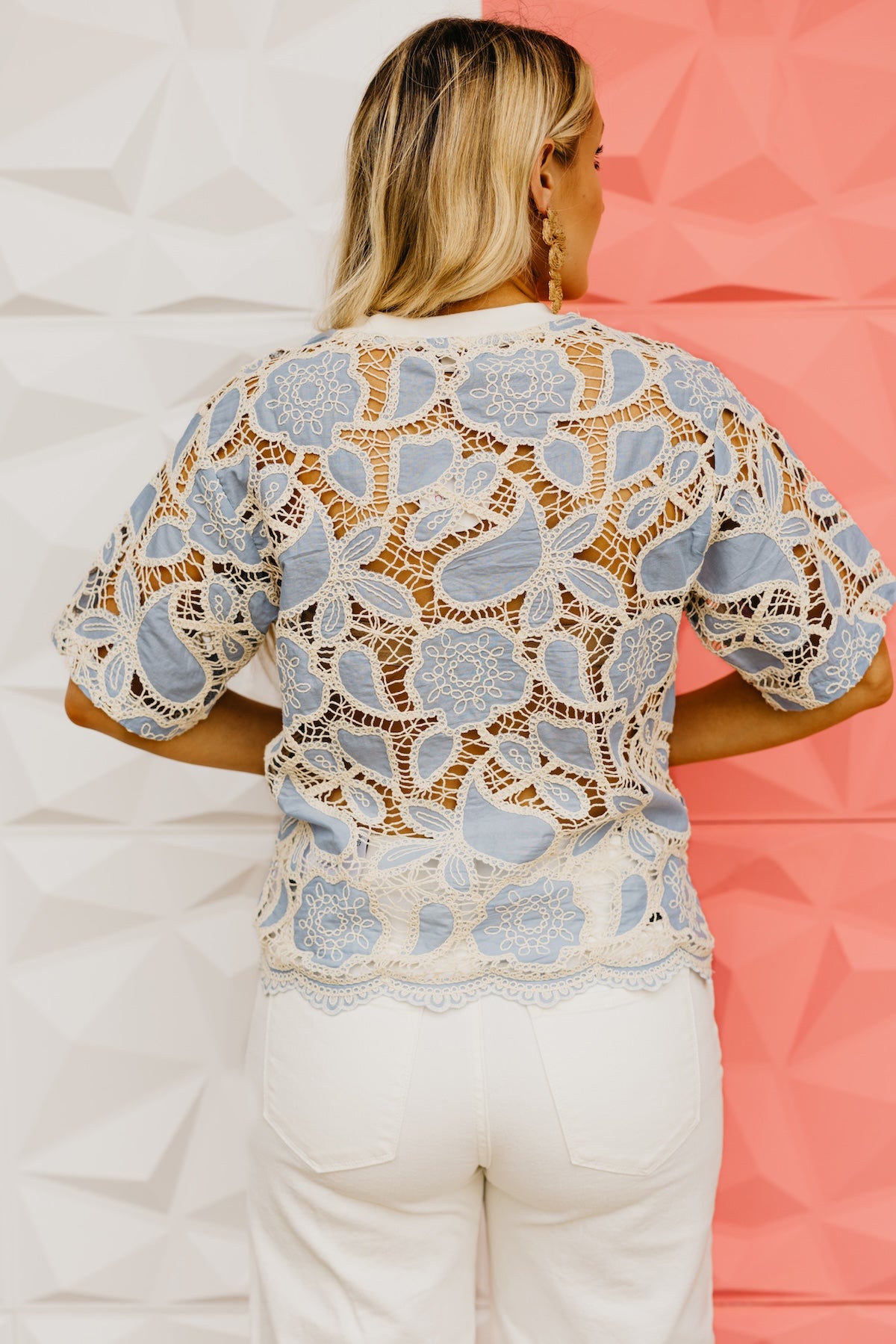 The Luka Crochet Lace Tee