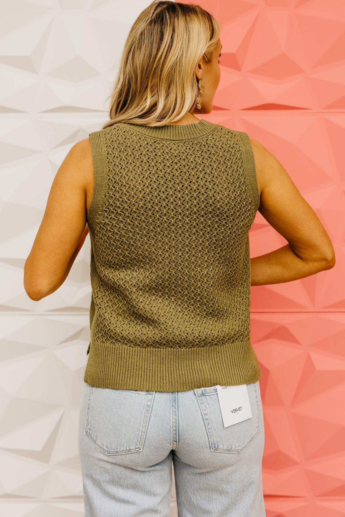 The Maci Sleeveless Knit Sweater Top