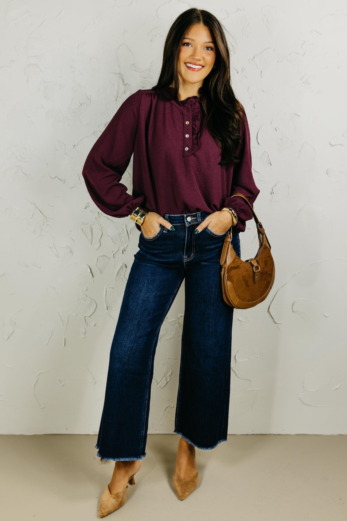 The Bart Ruffle Detail Blouse